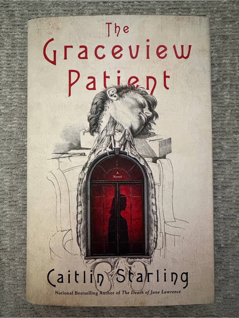 The Graceview Patient by Caitlin Starling - Red & Cream Cover